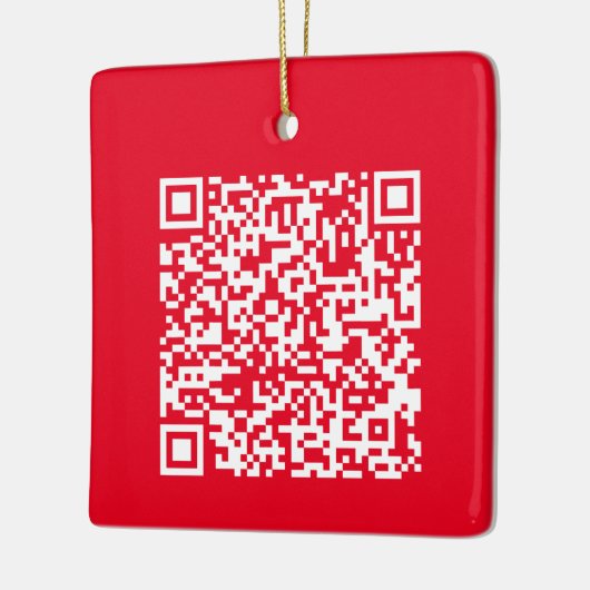Personalisierter QR-Code Keramikornament (Links)