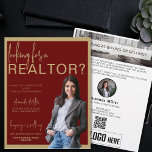 Personalisierter QR-Code Real Anwesen Marketing Flyer<br><div class="desc">der Personalisierte Realtor QR Code Real Anwesen Marketing Flyer, eine innovative Lösung, um Ihre Bemühungen im echten Anwesen Marketing zu verbessern. Dieser Flyer verbindet nahtlos traditionelles Marketing mit moderner Technologie. Freuen Sie sich auf eine personalisierte Nachbarschaftskarte mit Foto und einen integrierten QR-Code, mit dem Sie bequem auf Ihre Online-Einträge und...</div>