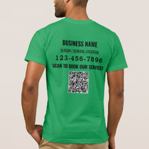 Personalisierter QR-Code Social Media Business Eve T-Shirt