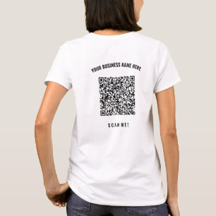 Personalisierter QR-Code-T - Shirt für benutzerdef
