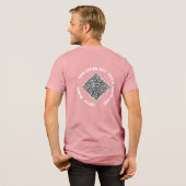Personalisierter QR-Code und benutzerdefinierter T Tri-Blend Shirt (Rückseite voll)