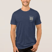 Personalisierter QR-Code und benutzerdefiniertes T Tri-Blend Shirt (Vorderseite)