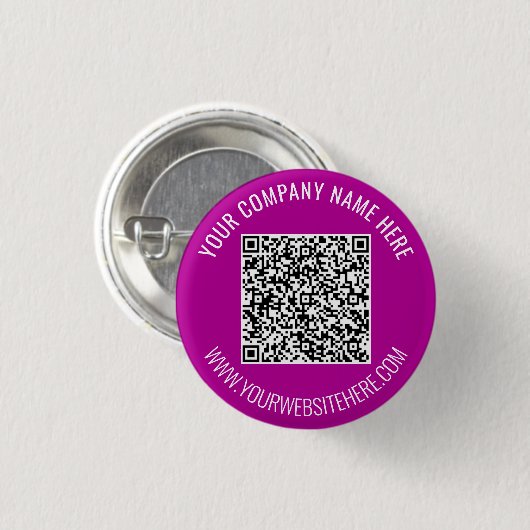 Personalisierter QR-Code und Schaltfläche für benu Button (Vorne & Hinten)