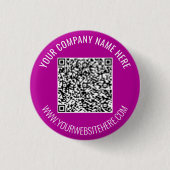 Personalisierter QR-Code und Schaltfläche für benu Button (Vorderseite)