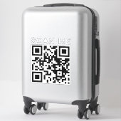 Personalisierter QR Code Website Payment Car Aufkleber (Koffer)
