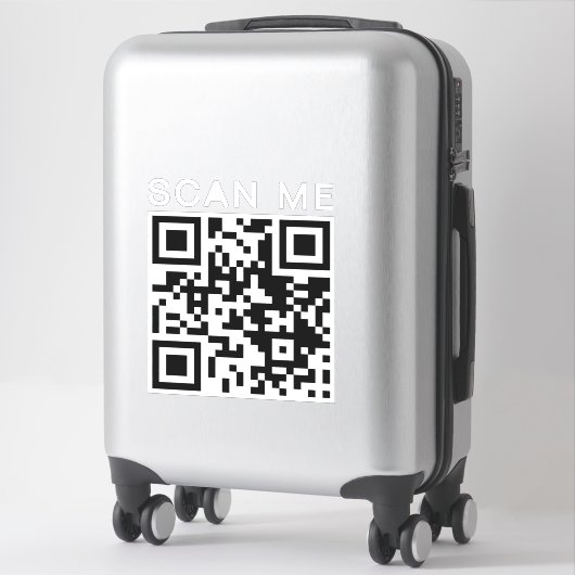 Personalisierter QR Code Website Payment Car Aufkleber (Koffer)