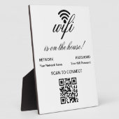 Personalisierter QR-Code Wifi-Internet-Scan zur Ve Fotoplatte (Seite)