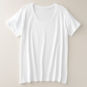 Personalisierter QR-Code – Willst du mich datieren Große Größe T-Shirt (Design vorne)