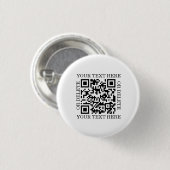 Personalisierter QR-Code zum Scannen Button (Vorne & Hinten)