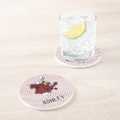 Personalisierter Queens Garb Getränkeuntersetzer (Seite)