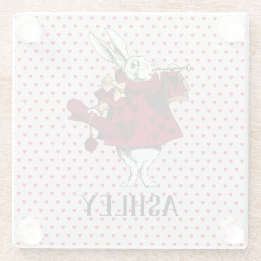 Personalisierter Queens Garb Glasuntersetzer (Rückseite)