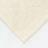 Personalisierter Quilblock Aquamarin Rustikales Ba Fleecedecke (Ecke)