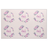 Personalisierter Quilt-Blockplatz mit Name Monogra Stoff (Fat Quarter (45,7 x 55,9 cm))