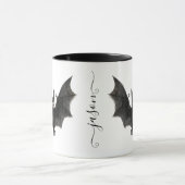 Personalisierter Quirky Halloween-Bat Tasse (Zentrum)