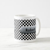 Personalisierter Racing-Lüfter mit kontrollierter Kaffeetasse (VorderseiteRechts)