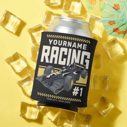 Personalisierter Racing Team Fast Race Car Treiber Dosenkühler (In Situ Sommer)