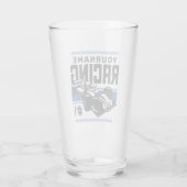 Personalisierter Racing Team Fast Race Car Treiber Glas (Rückseite)