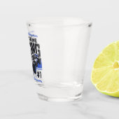 Personalisierter Racing Team Fast Race Car Treiber Schnapsglas (Rechts)