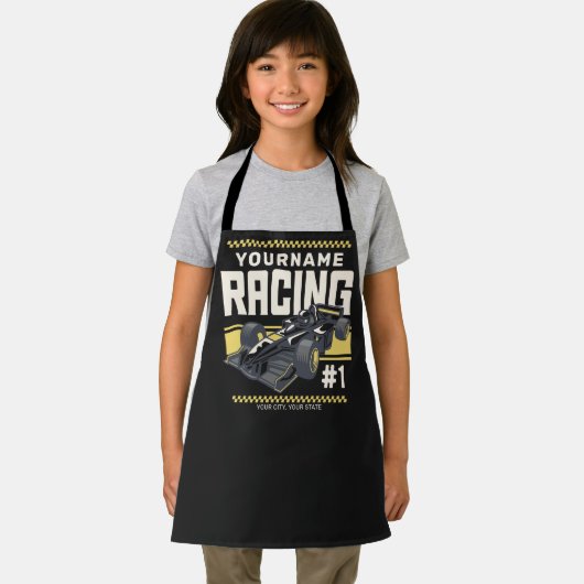 Personalisierter Racing Team Fast Race Car Treiber Schürze (Insitu)