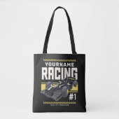 Personalisierter Racing Team Fast Race Car Treiber Tasche (Vorderseite)