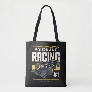 Personalisierter Racing Team Fast Race Car Treiber Tasche