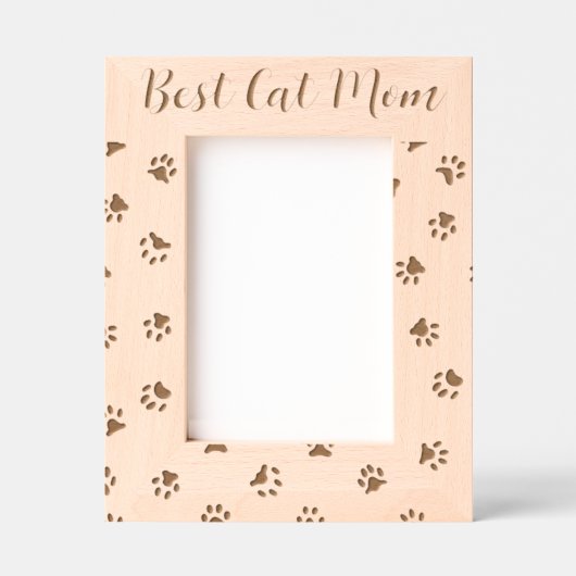Personalisierter Rahmen "Beste Cat-Mama" (Vorderseite)