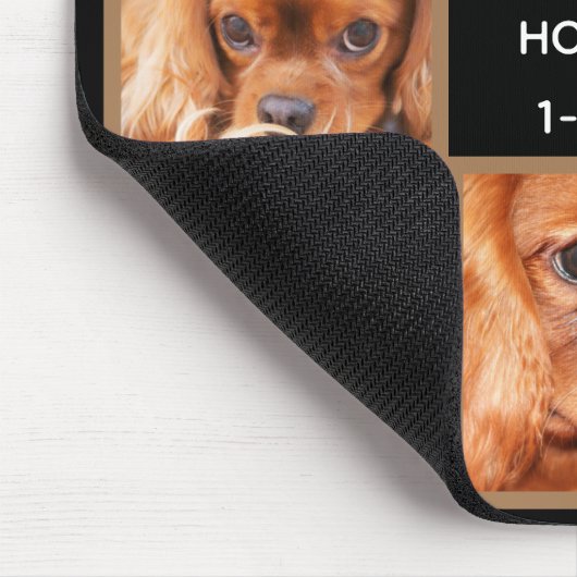 Personalisierter Rahmen für die Dog-Memorial-Erinn Mousepad (Ecke)