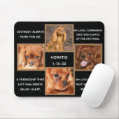 Personalisierter Rahmen für die Dog-Memorial-Erinn Mousepad (Mit Mouse)