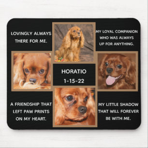 Personalisierter Rahmen für die Dog-Memorial-Erinn Mousepad