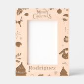 Personalisierter Rahmen für Weihnachten Foto (Vorderseite)