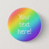 Personalisierter Rainbow-Button Button (Vorderseite)