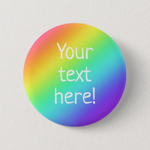 Personalisierter Rainbow-Button Button