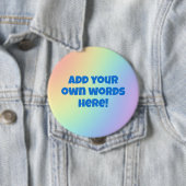 Personalisierter Rainbow-Button Button (Beispiel)