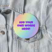 Personalisierter Rainbow-Button Button (Beispiel)