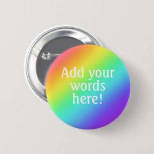 Personalisierter Rainbow-Button Button