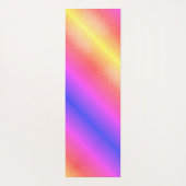 Personalisierter Rainbow-Glitzer Yogamatte (Rückseite)