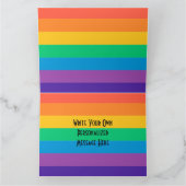 Personalisierter Rainbow-Gruß-Card Karte (Innenseite)
