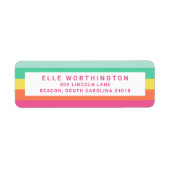 Personalisierter Rainbow-Sherbet-Farbblock (Vorne)