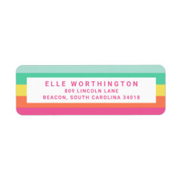Personalisierter Rainbow-Sherbet-Farbblock