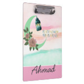 Personalisierter Ramadan-Clipboard-Organizer Klemmbrett (Rechts)