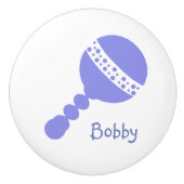 Personalisierter Rattle Drawer Knob Keramikknauf (Vorderseite)