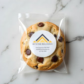 Personalisierter Realtor-Aufkleber mit Logo Runder Aufkleber