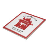 Personalisierter Realtor zu Client New Zuhause Fliese (Seite)