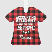 Personalisierter Rechnungslegungsschüler — kein Le Ornament (Rückseite)