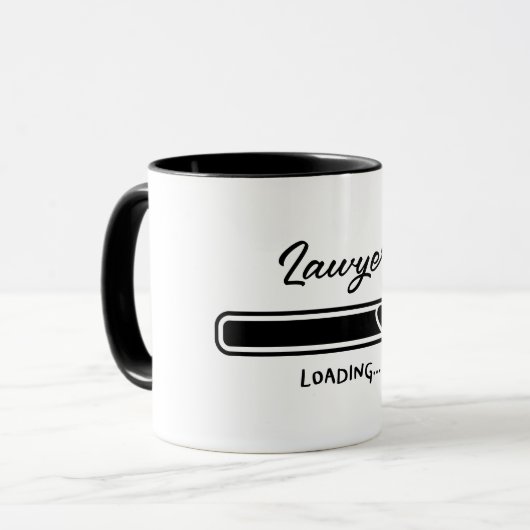 Personalisierter Rechtsanwalt Degree Abschluss Tasse (Vorderseite Links)