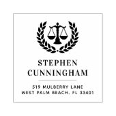 Personalisierter Rechtsanwalt Gummistempel (Prägung)