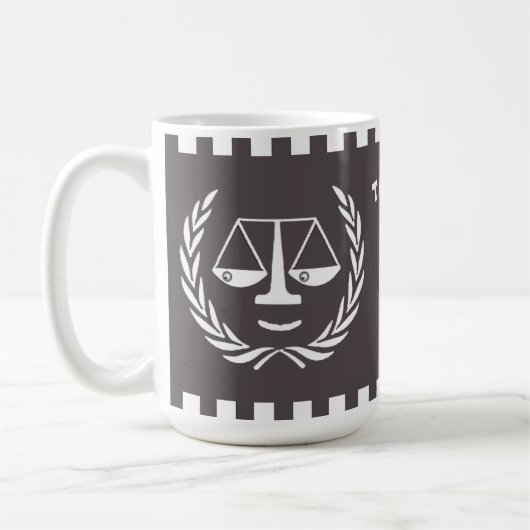 Personalisierter Rechtsanwalt Kaffeetasse (Links)