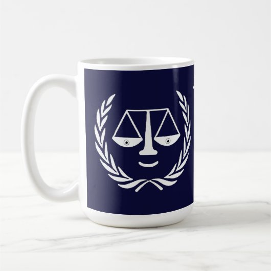 Personalisierter Rechtsanwalt Kaffeetasse (Links)