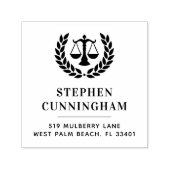 Personalisierter Rechtsanwalt Permastempel (Design)