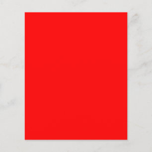 Personalisierter Red 4.5 x 5.6 Flyer für jeden Fal
